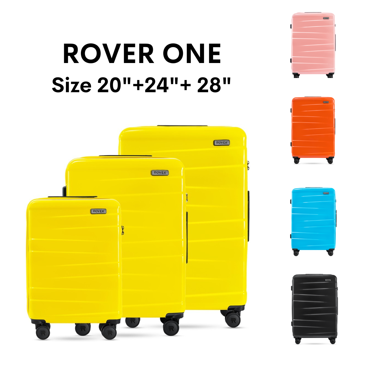 Bộ 3 Vali Rover One - Size 20" & Size 24" & Size 28"