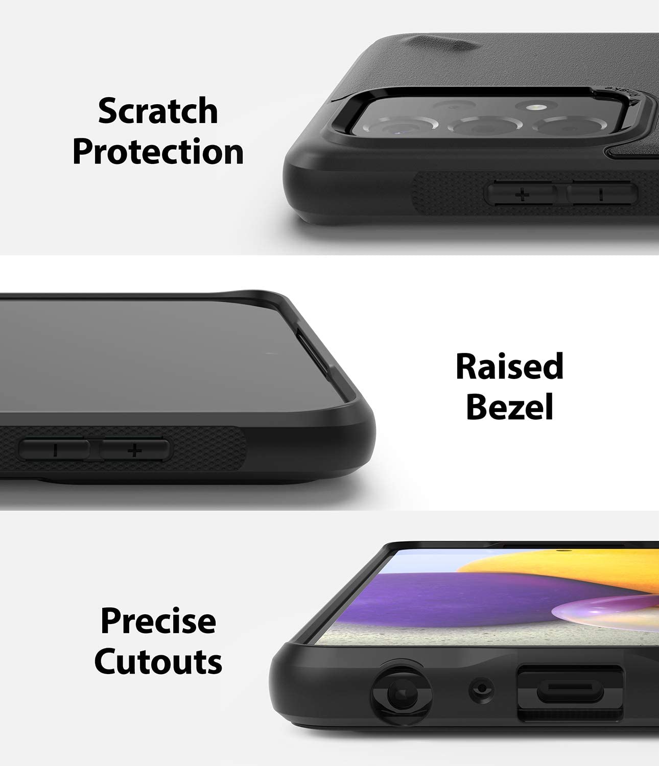 Ốp lưng Galaxy A72 Ringke Onyx (Ringke Onyx for Galaxy A72 Korea Case) Hàn Quốc