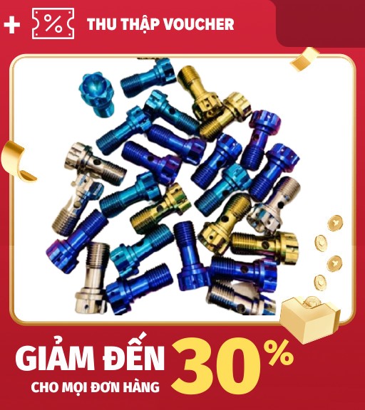 Ốc heo dầu đầu probolt titanium GR5 giá 1 con