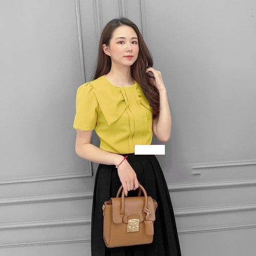 [HCM]ÁO PHỐI NƠ XINH SIÊU XINH