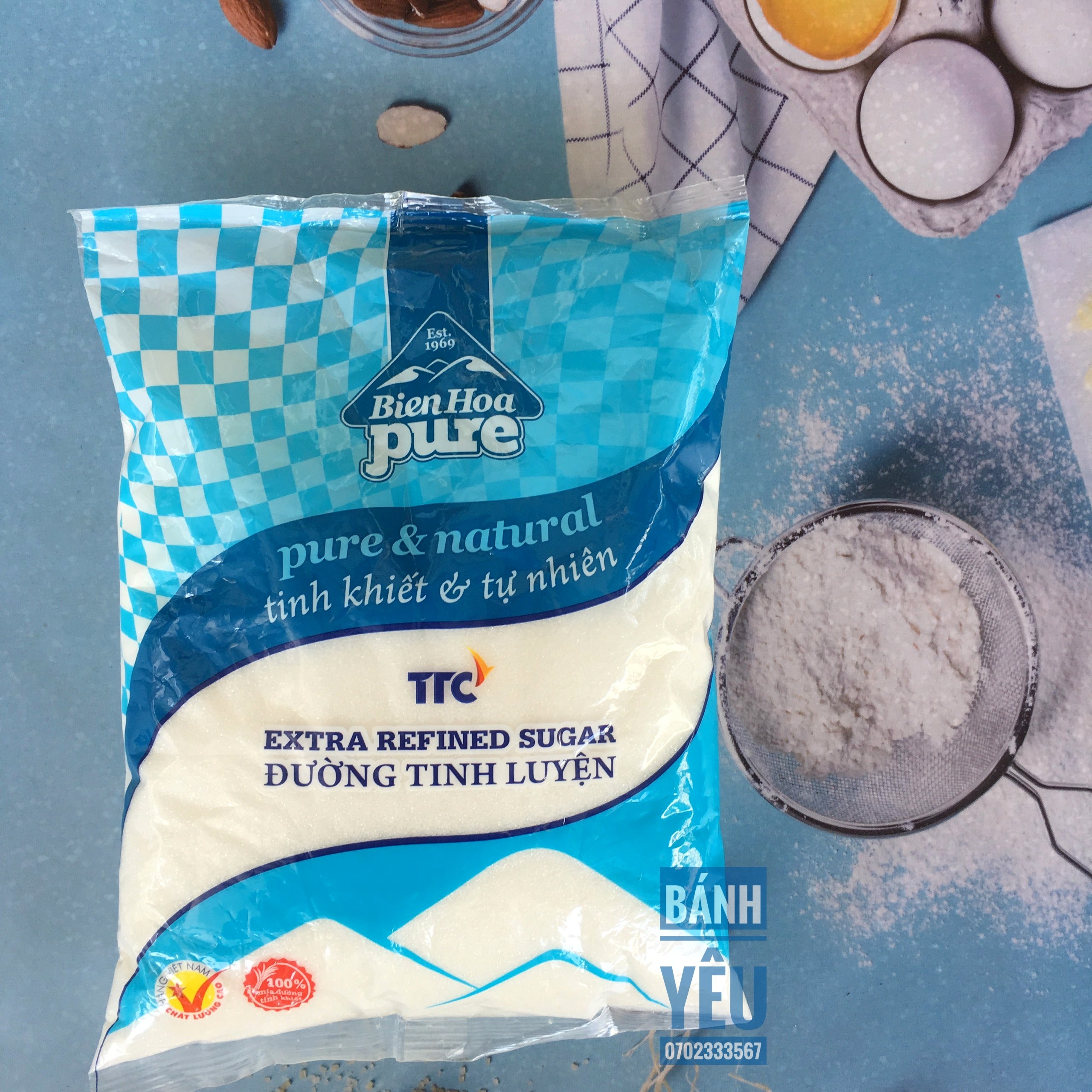 Đường tinh luyện Biên Hòa 1kg