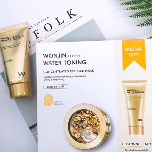 Mặt nạ Wonjin Water Toning [ tách lẻ ]