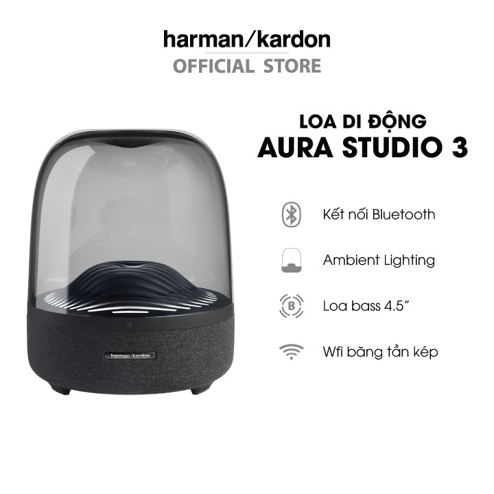 [HÀNG CHÍNH HÃNG] Loa Bluetooth HARMAN KARDON Aura Studio 3