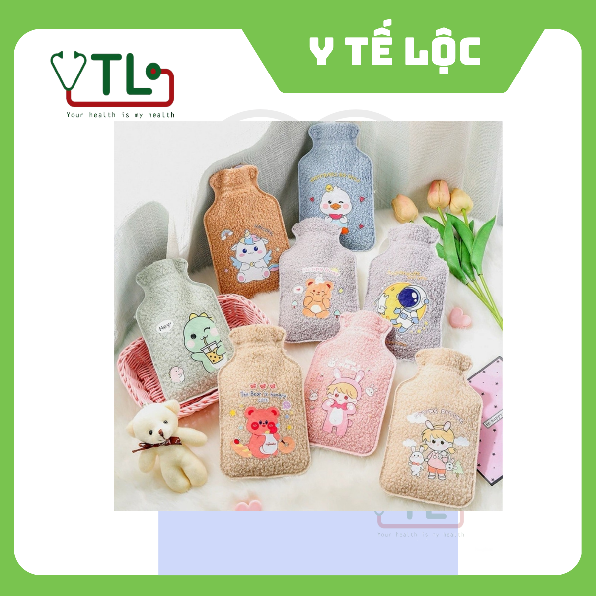 Túi Sưởi Chườm Nước Nóng Lạnh Mini