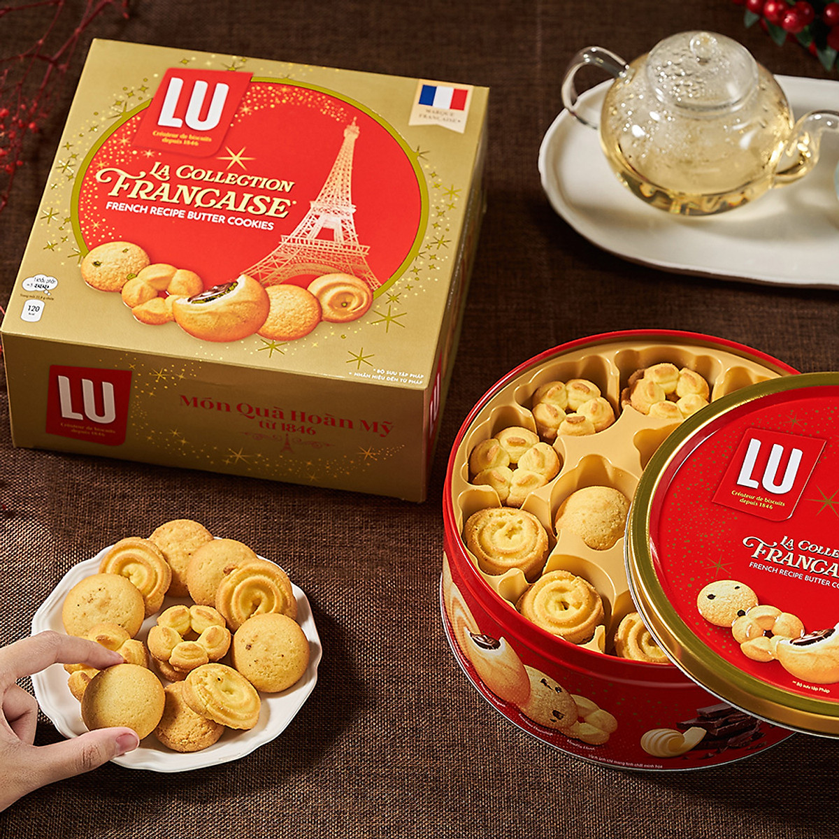 Bánh quy LU Assorted Cookies hộp 180g