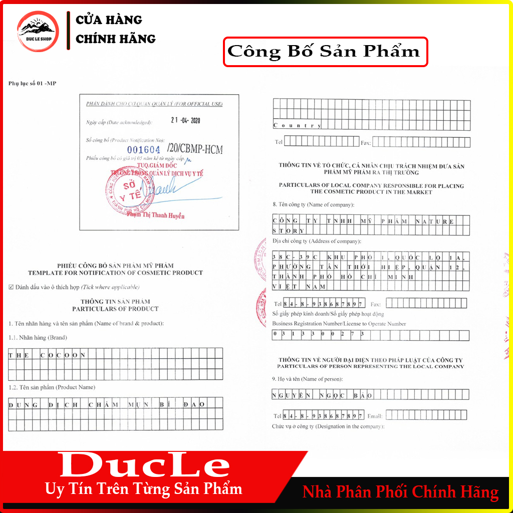 [HCM]Dung dịch chấm mụn bí đao Cocoon 5ml