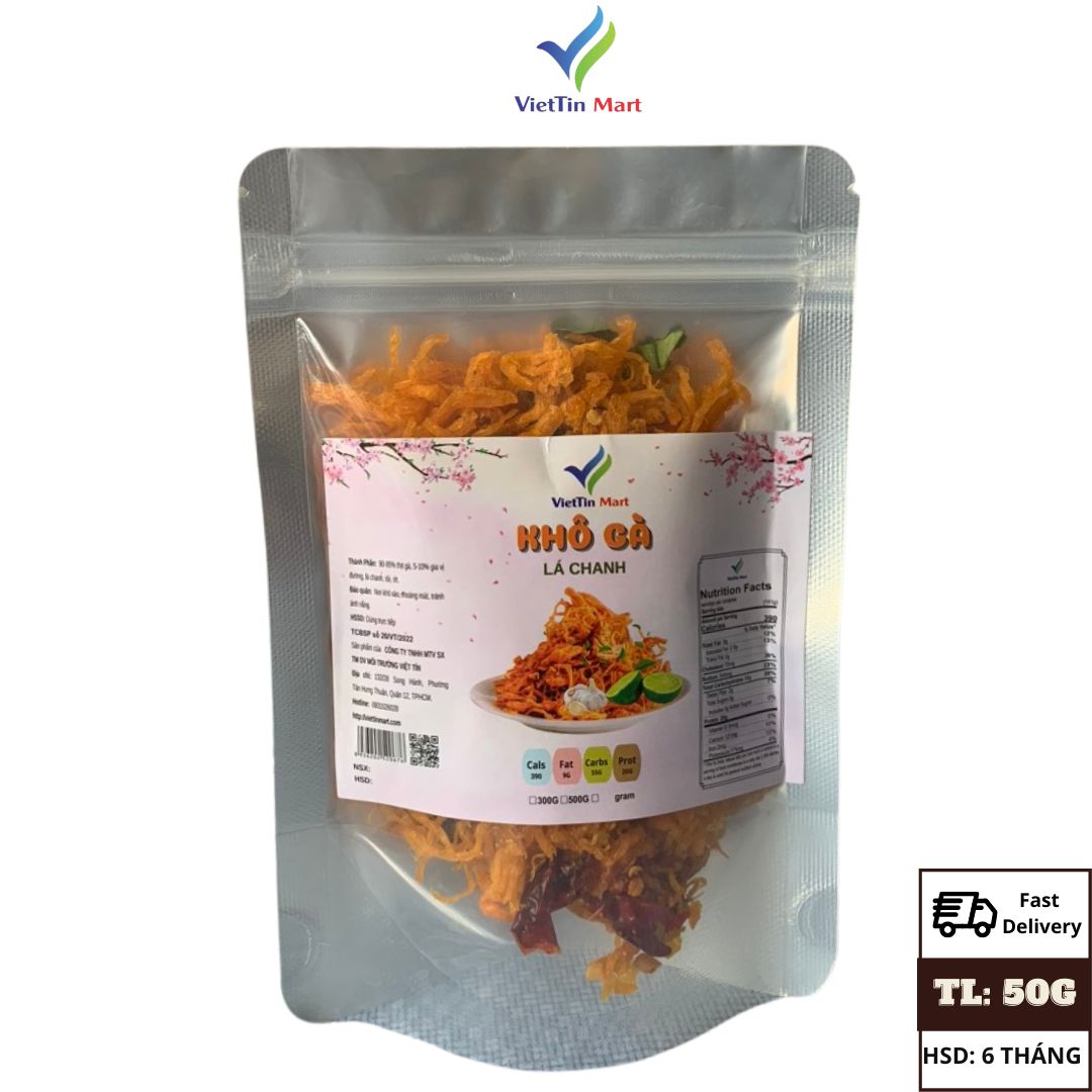 Khô gà lá chanh 50g viettinmart