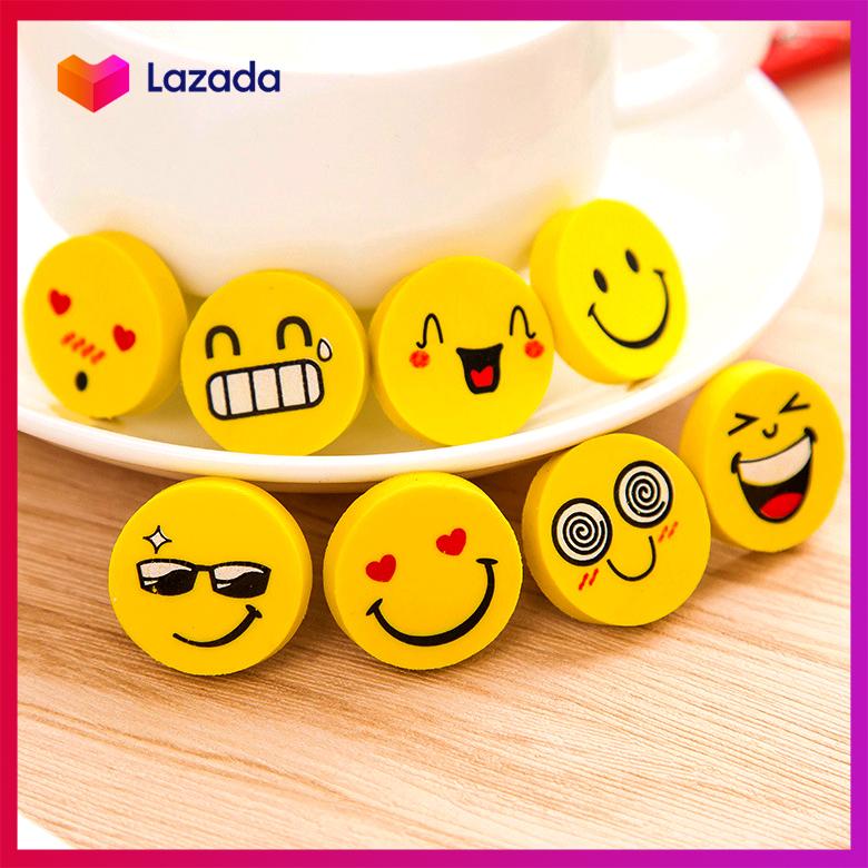 Set 8 Gôm tẩy Icon mặt cười TEEN - KAShop