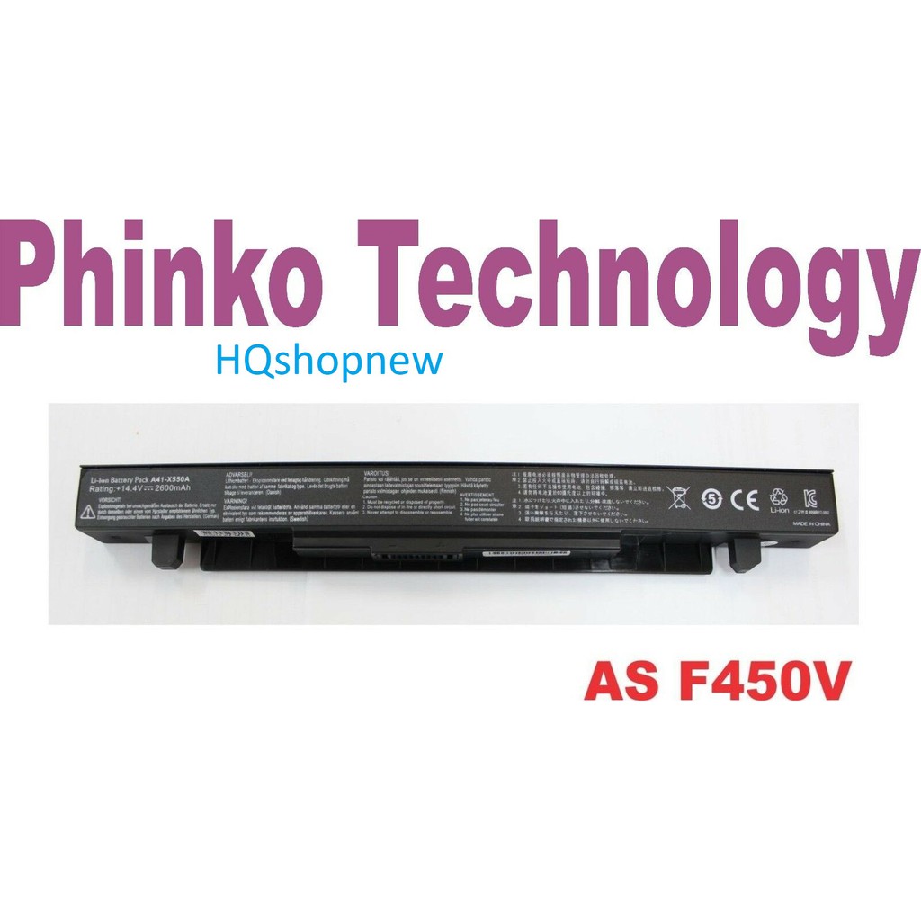 Pin laptop asus x550, x550a, x550c, x550ca, x550cc, x550cl, x550d, x550e, x550x zin