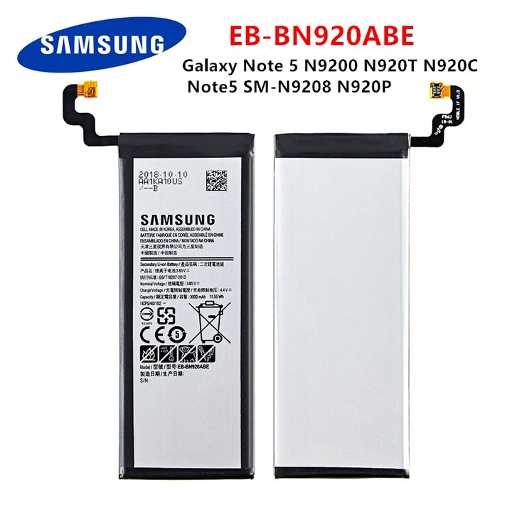 Pin Samsung Galaxy Note 5-N920-BN920ABE + Tặng Siêu Dán Pin