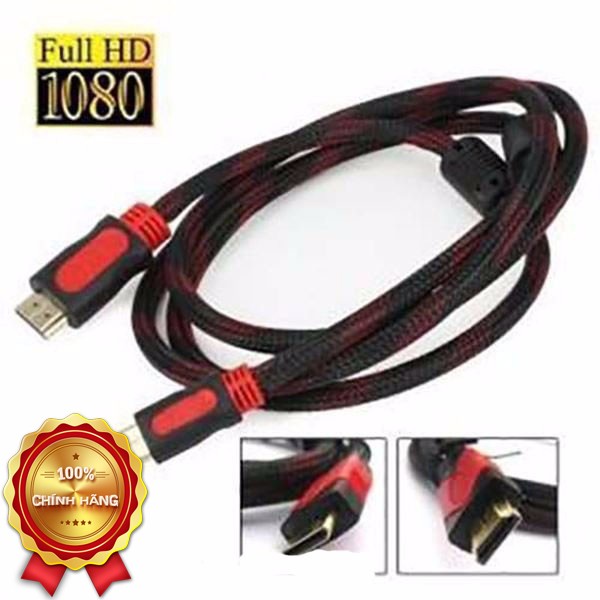 Cable HDMI 10m dây tròn xịn chống nhiễu