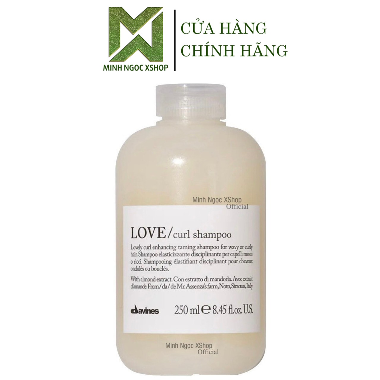 Dầu gội kiểm soát sóng xoăn Davines Love Curl 250ML