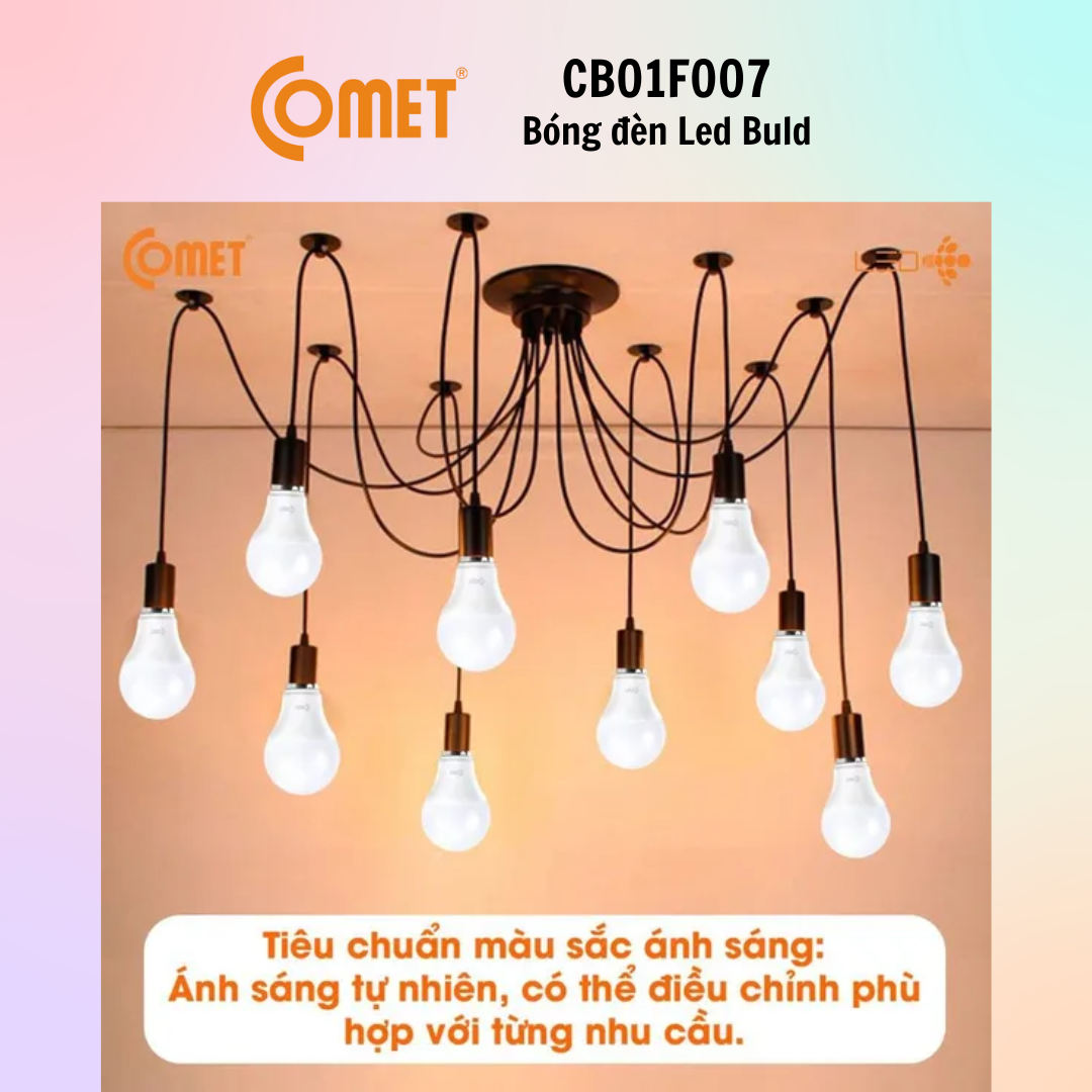 Bóng Đèn LED Bulb COMET CB01F003/CB01F005/CB01F007 [3W/5W/7W] - Hàng Chính Hãng