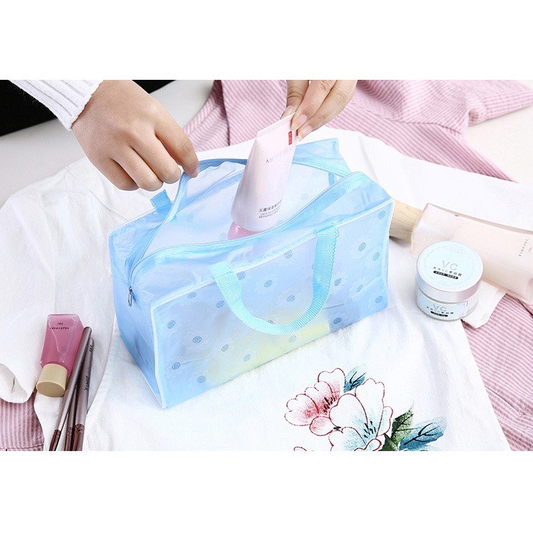 Túi đựng mỹ phẩm hoa văn chống nước