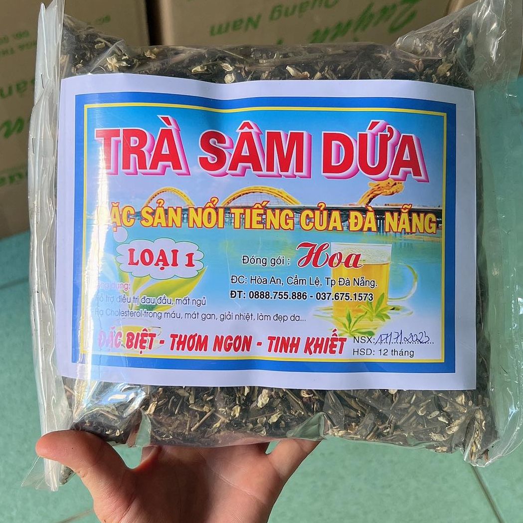 COMBO 5 GÓI TRÀ SÂM DỨA ĐÀ NẴNG LOẠI 1 THƯỢNG HẠNG ( GÓI 500G)- Date mới