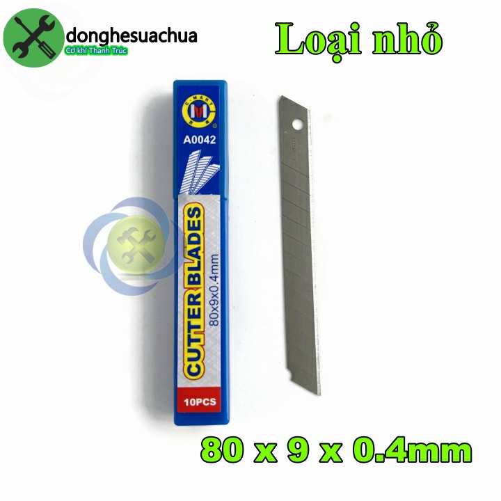 Lưỡi dao rọc giấy c-mart a0042 80x90x0.4mm