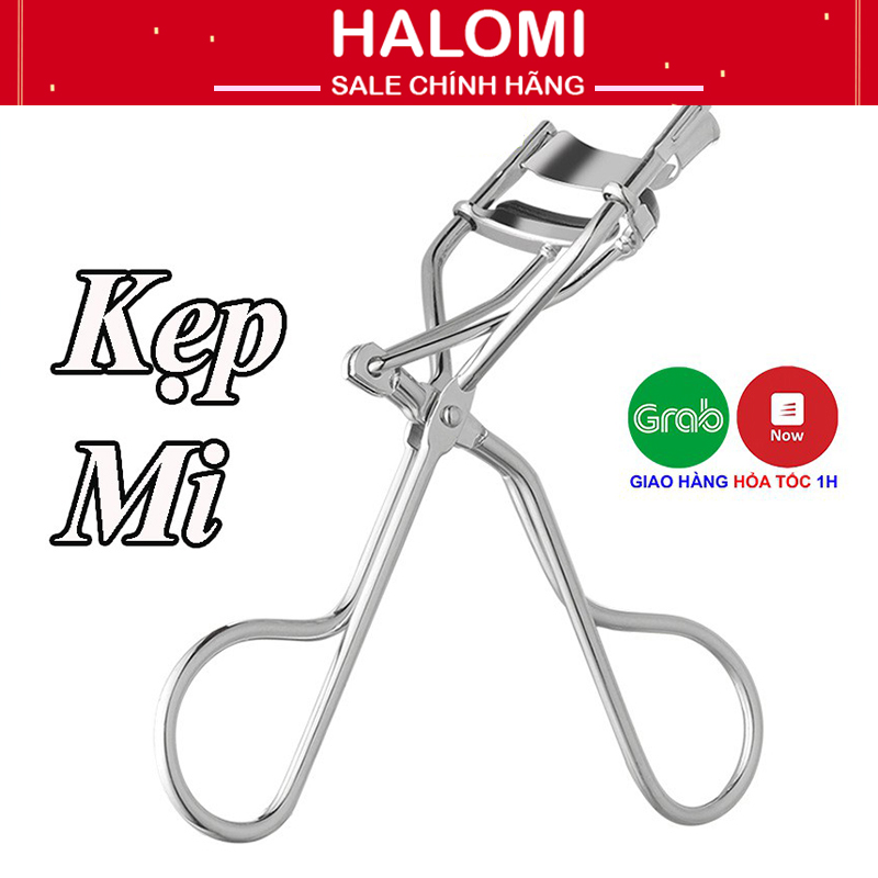 Kẹp Bấm Mi Siêu Cong Chính Hãng HALOMI Bằng Inox Cao Cấp Bấm Êm Tặng Kèm 1 Đệm Kẹp, Cong Dễ Dàng chỉ sau 1 lần bấm HALOMI STORE