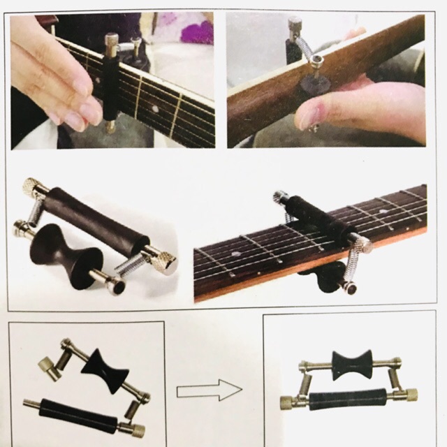 Capo guitar lăn,trượt cho đàn guitar