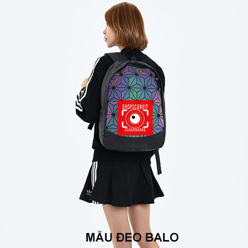 Balo laptop thời trang phản quang/phản quang Issey Miyake 3D 2018