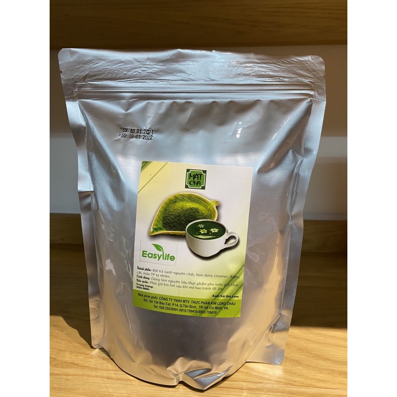[HCM]Bột Trà Xanh A1 Matcha EasyLife bao 1Kg