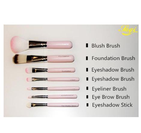 [HCM]Bộ cọ trang điểm Kitty 7 Món Hộp Thiết Cao cấp