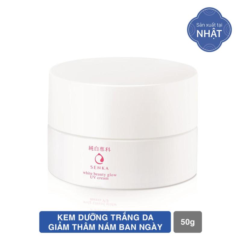 Kem dưỡng trắng da & giảm thâm nám ban ngày Senka White Beauty UV Cream 50g SPF 25 PA ++