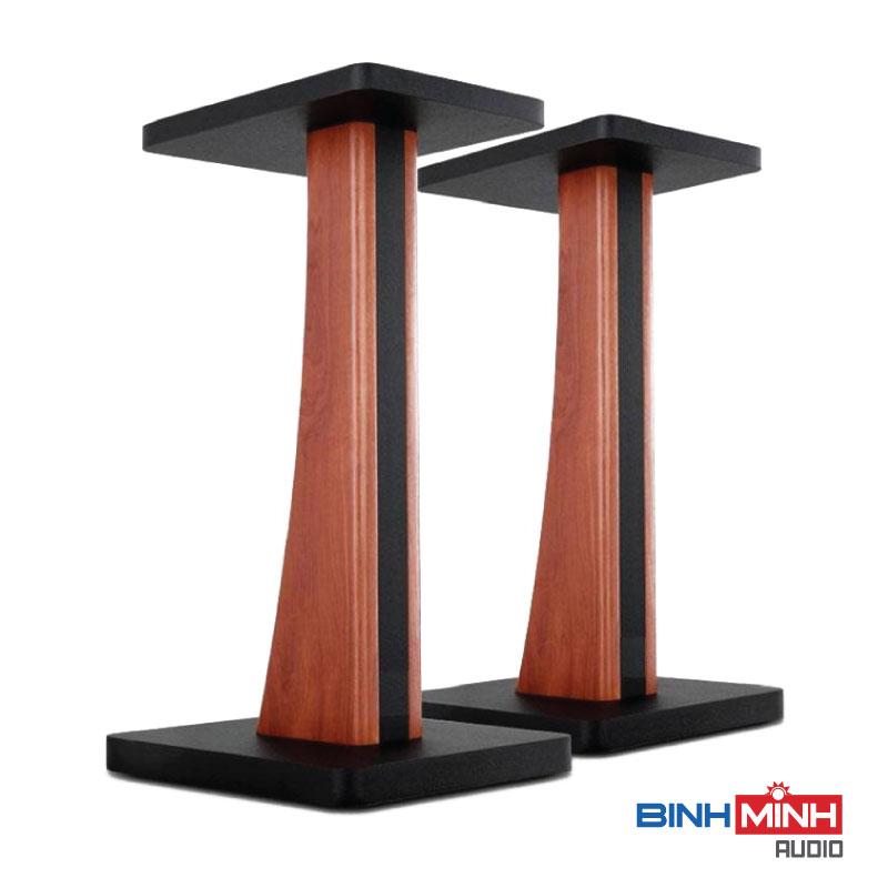 Chân loa gỗ bookshelf thân cong cao 90cm