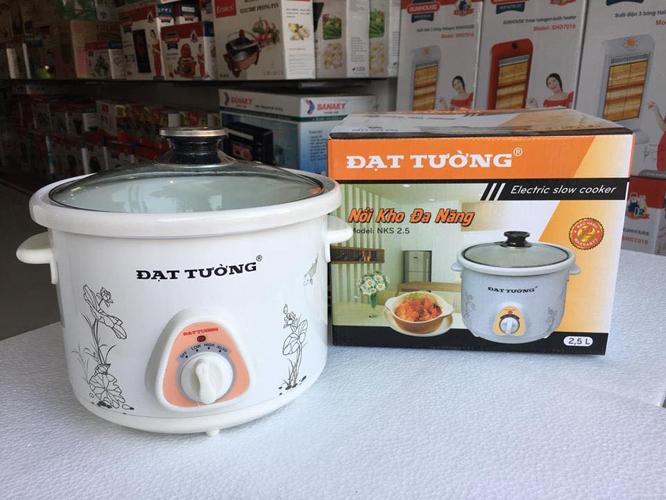 Nồi ninh cháo, kho cá lõi sứ Đạt Tường 2.5l
