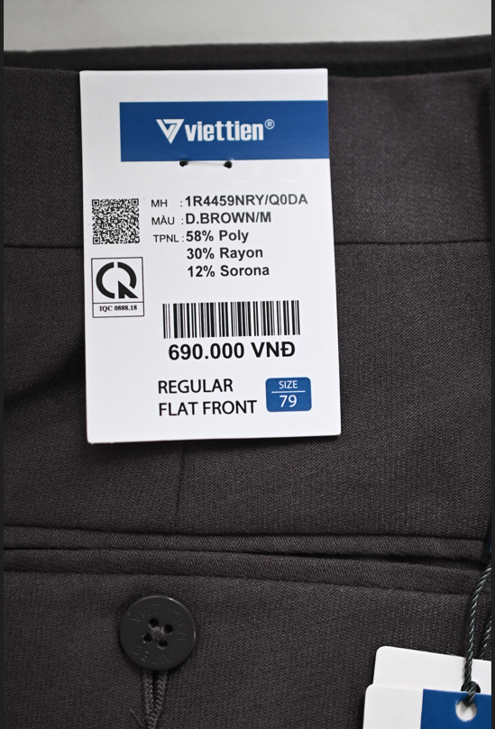 Quần tây nam Việt Tiến