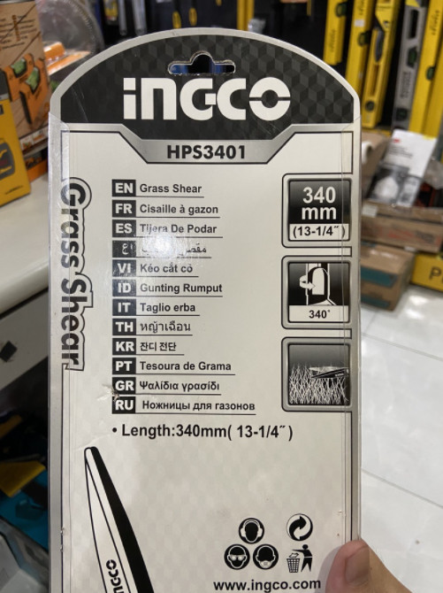 Kéo cắt cỏ ingco HPS3401