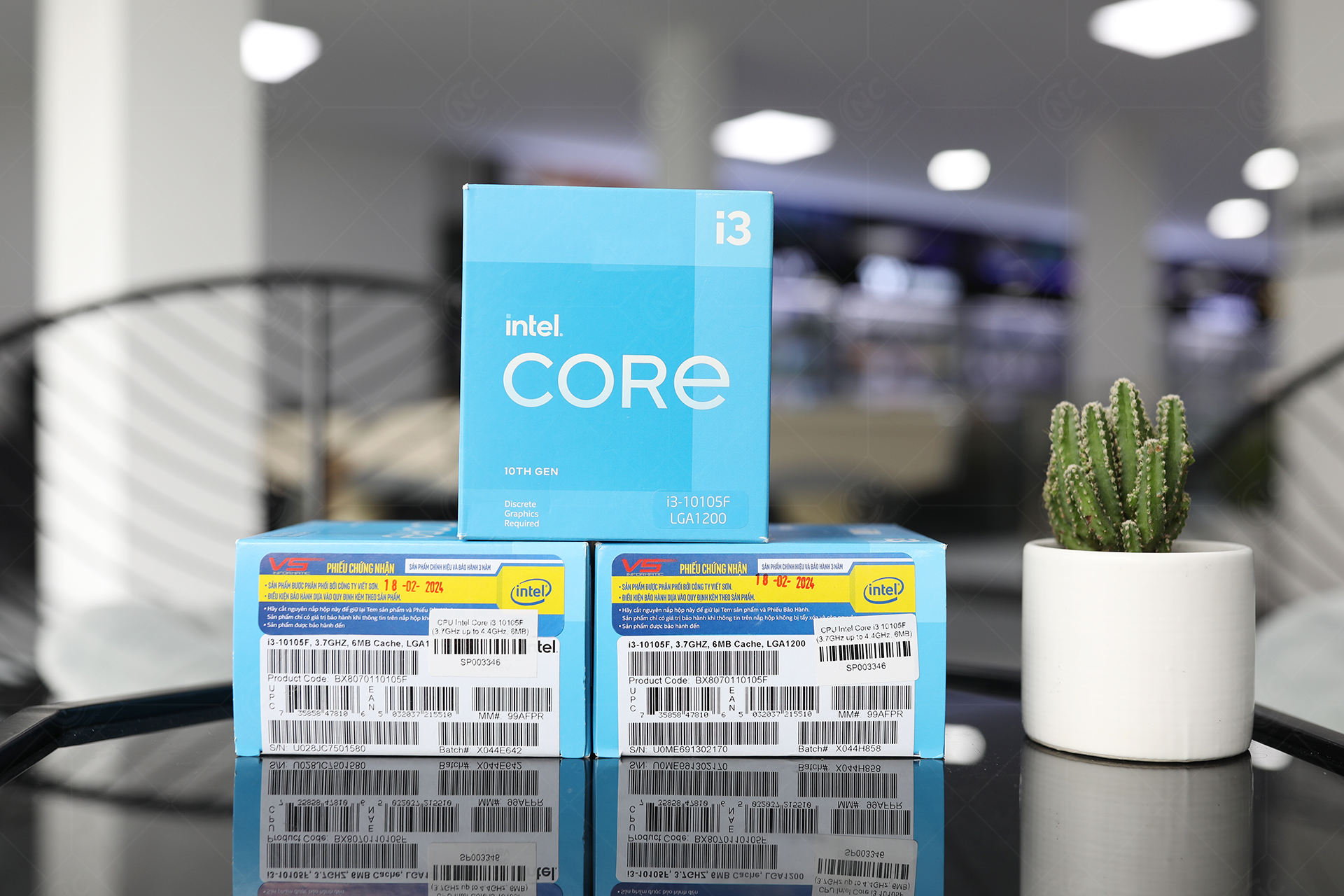 New CPU i3 10105F (3.7Ghz, 4C8T) LGA1200 Box BH 36 Tháng