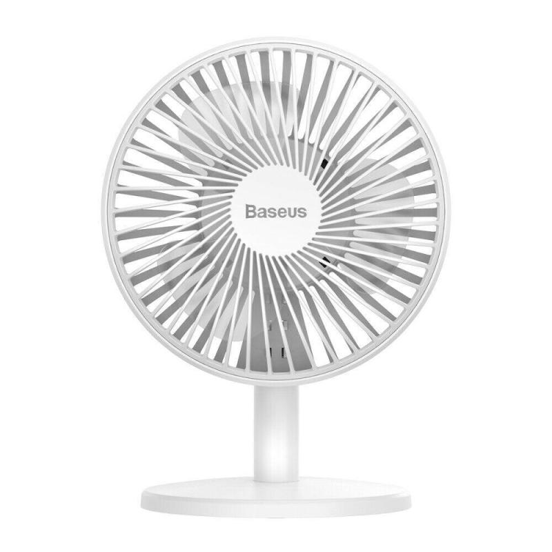 Quạt mini để bàn Baseus Ocean Fan (Pin sạc 2000mAh, 4 mức tốc độ - Mini USB Rechargeable Air Cooling Fan Clip Desk Fan)