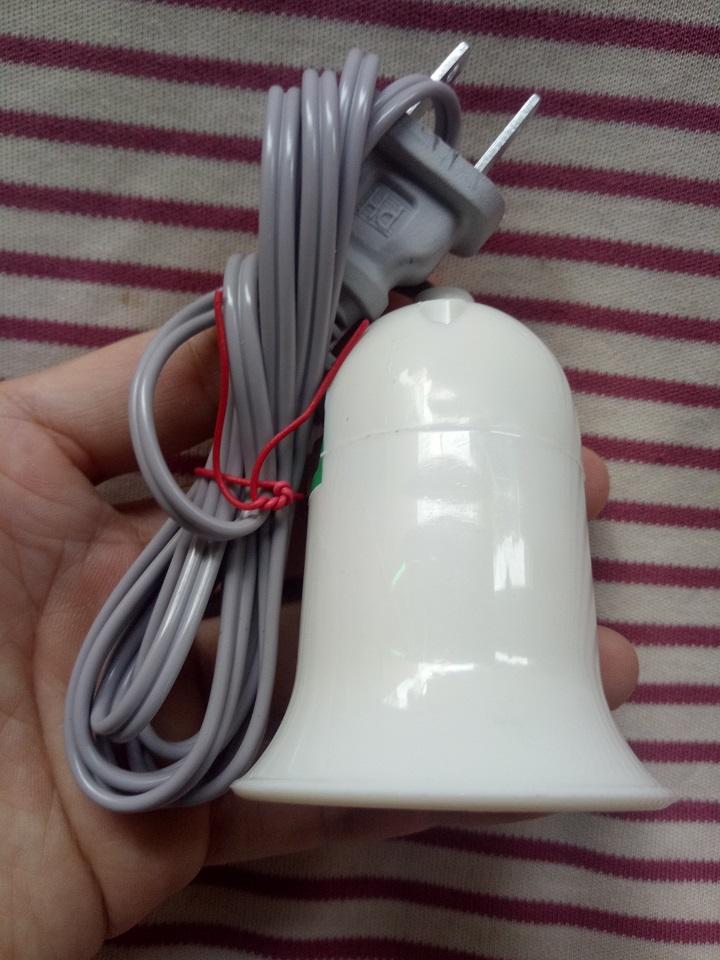 Đui đèn E27 có công tắc dây cắm dài 1m5