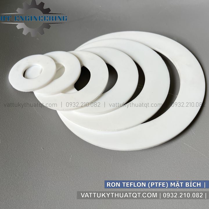Ron teflon chịu nhiệt lắp cho mặt bích | vattukythuatqt.com