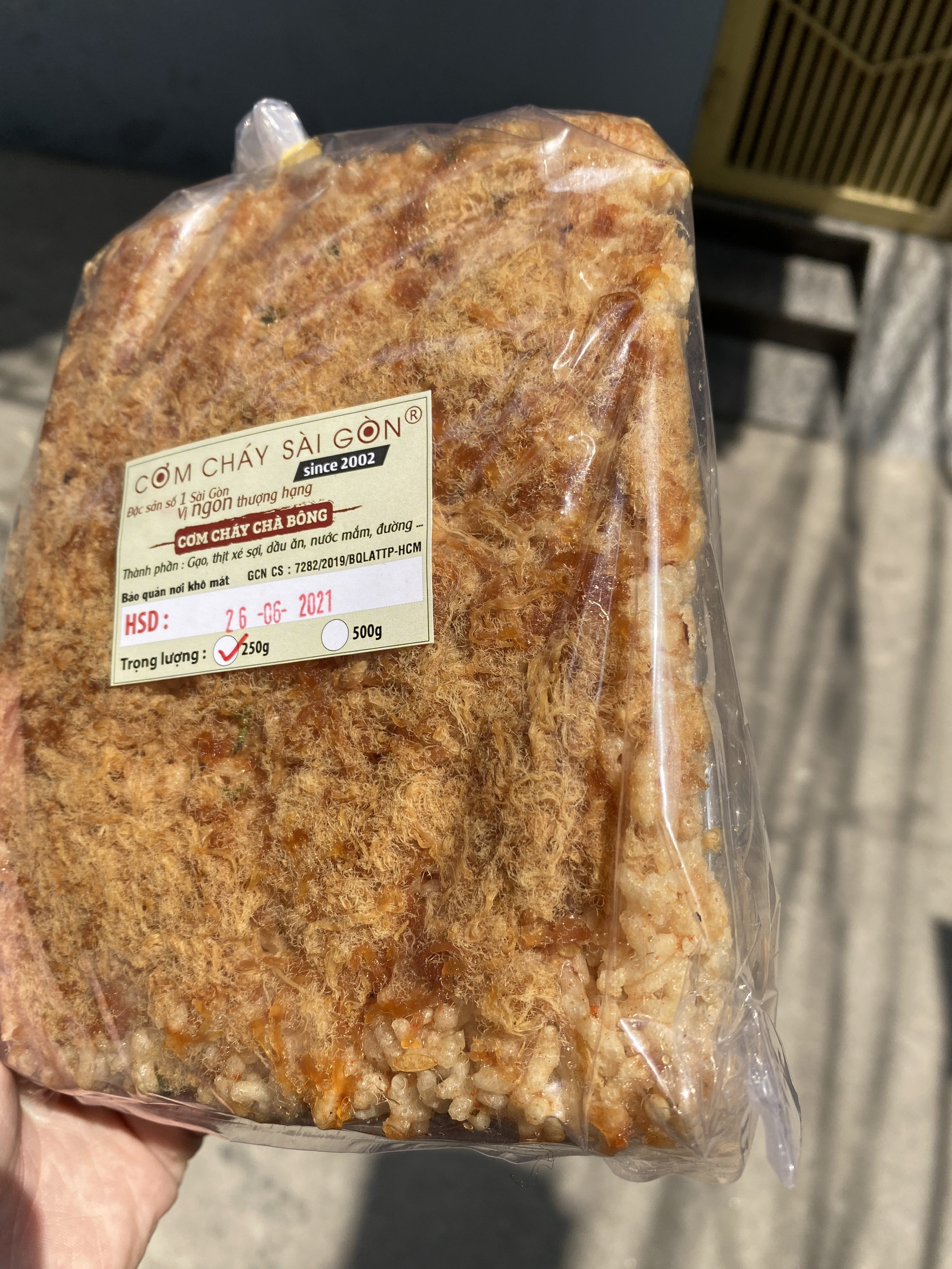 Cơm cháy siêu chà bông Sài Gòn 250G
