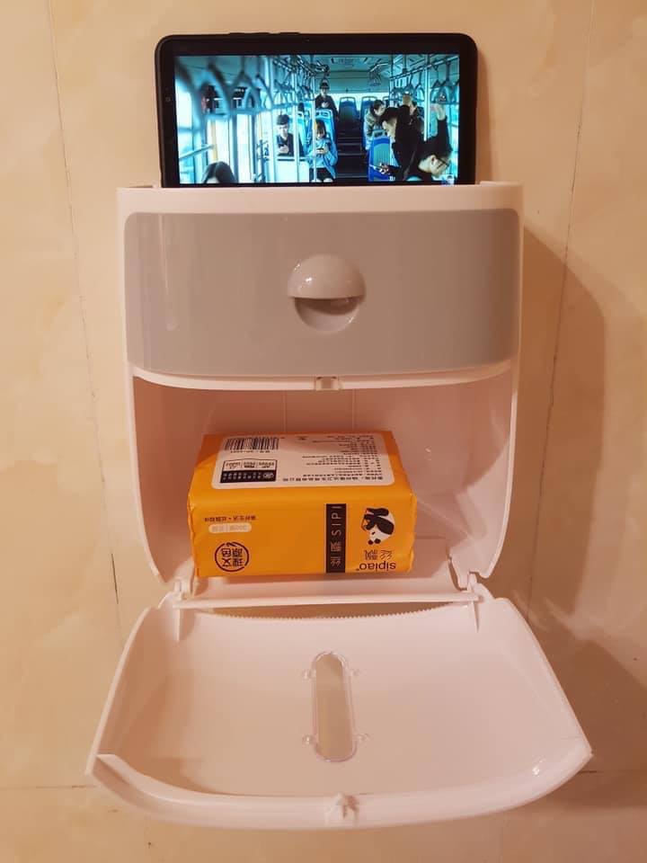 Hộp đựng Giấy Vệ Sinh ECOCO Cao cấp 2 tầng