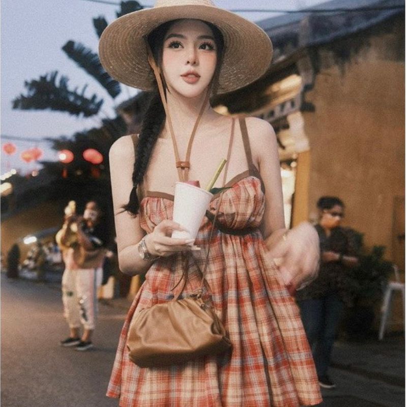 Tổng hợp 35 ý tưởng phối đồ với váy caro cực trendy  XinhXinhvn