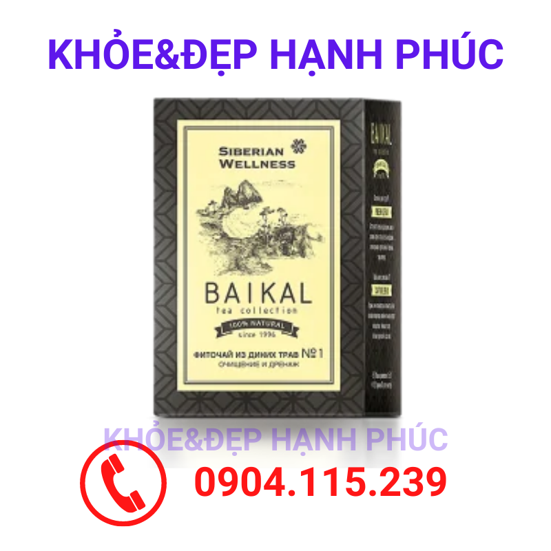 Trà gan ruột thận N1 Trà thảo mộc Baikal tea collection. Herbal tea N1 -