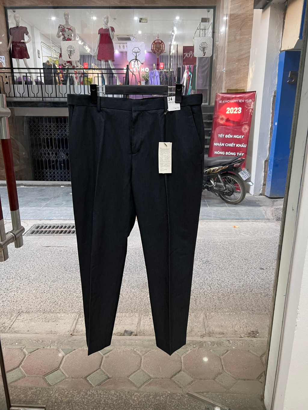 Quần âu Tate 120 hàng sample duy  sz 34