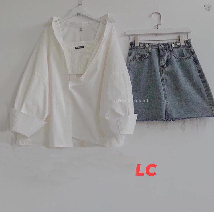 Áo sơ mi nữ dài tay, áo sơ mi đi học cute [ SMD TRƠN]