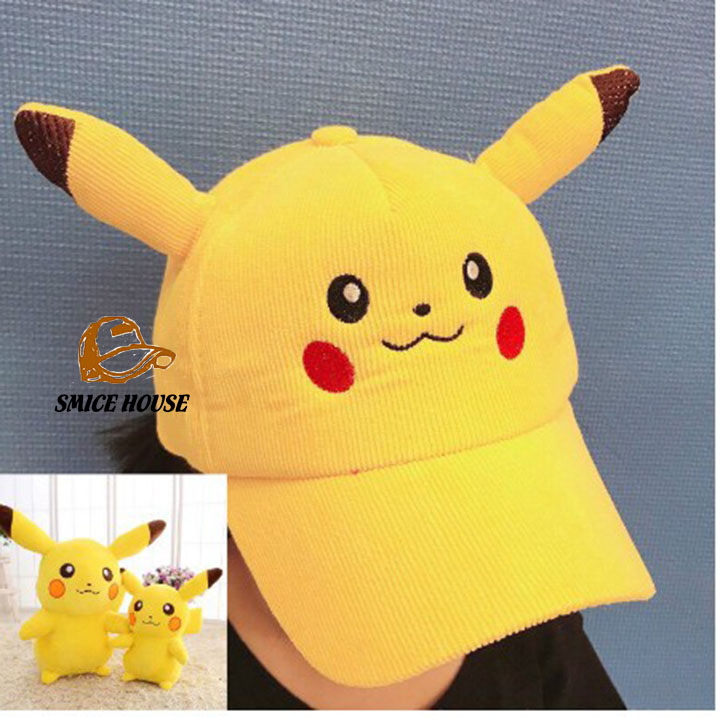 NÓN PIKACHU CHO BÉ MŨ LƯỠI TRAI HÌNH THÚ CHO BÉ