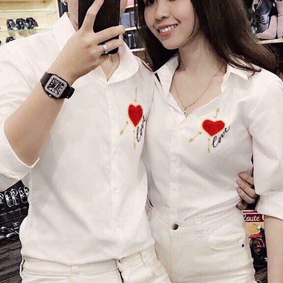 Áo Sơ Mi Cặp Nam Nữ Thời Trang Cao Cấp AOC5