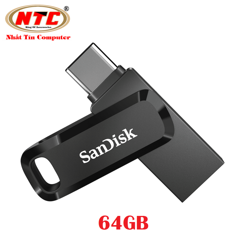 Bảng giá USB OTG Sandisk Ultra Dual Drive Go USB Type-C 3.1 64GB 150MB/s (Đen) Phong Vũ