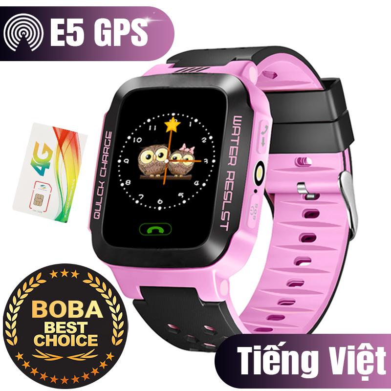 Giảm giá đồng hồ thông minh định vị trẻ em e5 + tặng kèm sim