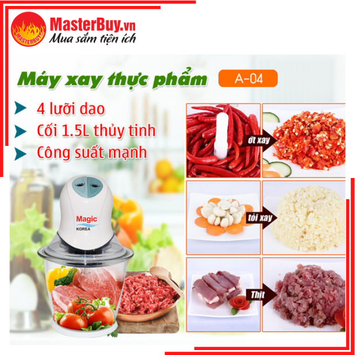[HCM]Máy Xay Thịt Đa Năng Magic Korea A-04