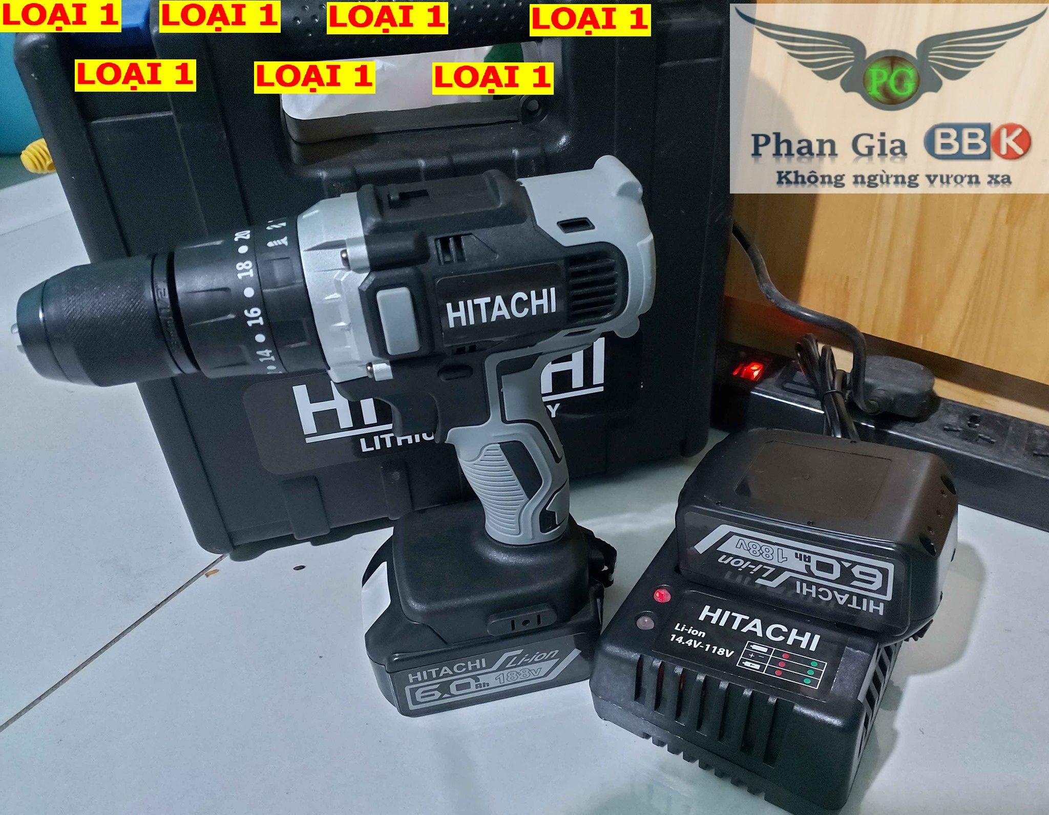 THÂN MÁY KHOAN PIN HITACHI 188V