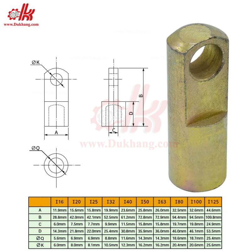 Đầu I xi lanh MAL