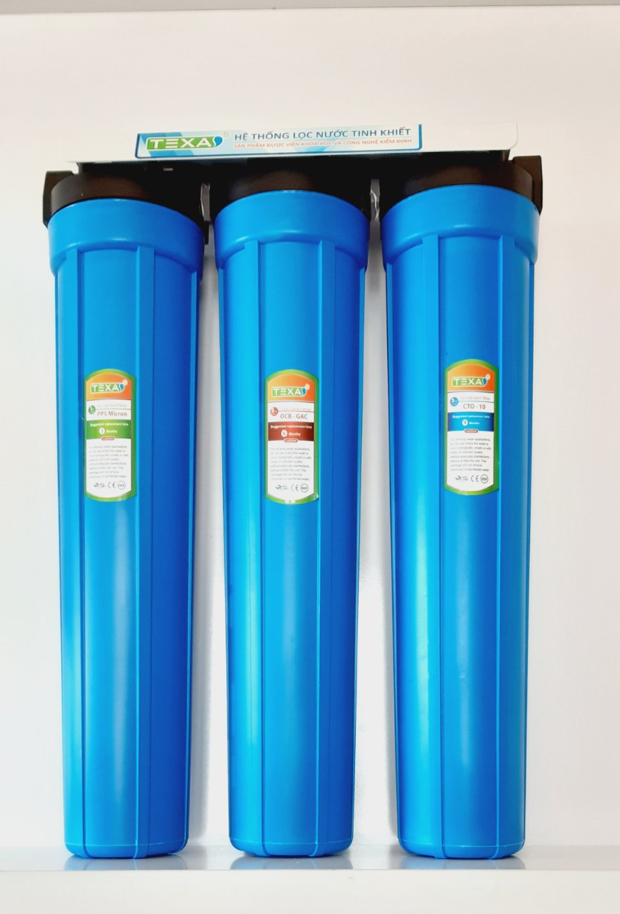 Bộ lọc 3 20 inch ( 3 ly xanh ) xử lý sinh hoạt