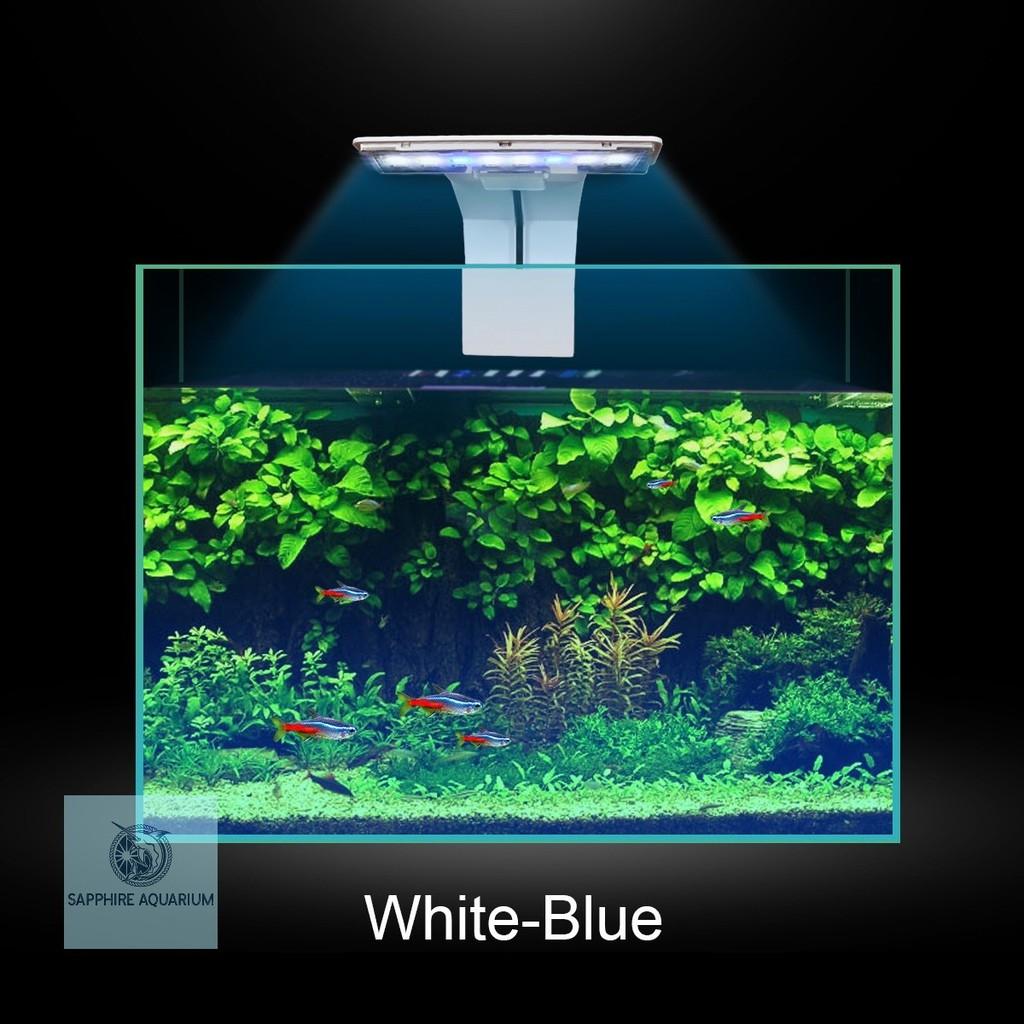 Đèn bể cá kẹp thành bể RGB M-180