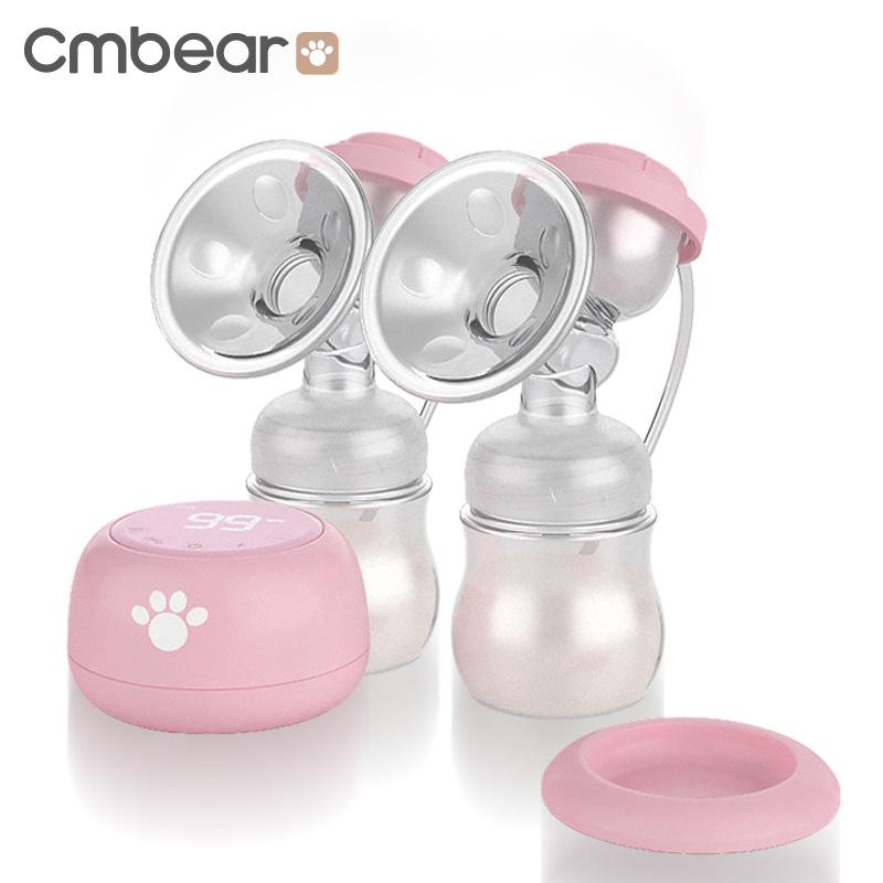 Máy hút sữa điện đôi Cmbear 2019 có pin sạc